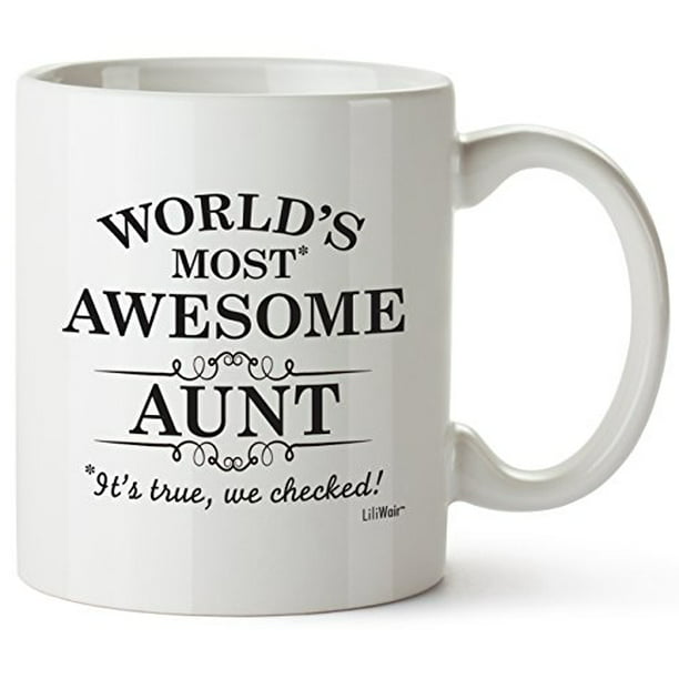 Nephew Funny Aunt Gifts to Auntie Christmas Tumbler Cup Mug Birthday Gifts for Aunt from Niece 20 Ounce White Best Aunt Ever Gifts for Birthday 